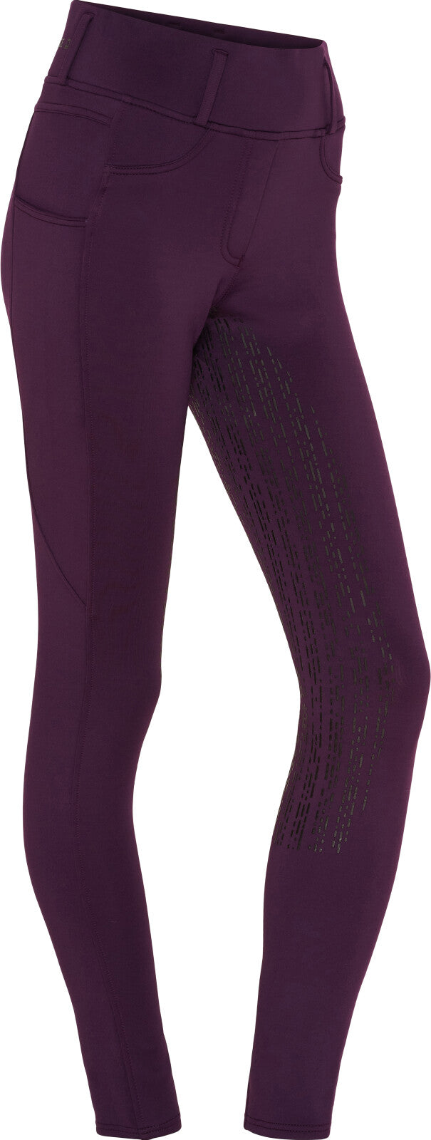 Equipage Shannon ridetights, fullgrip - Purple Pennant