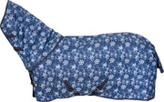 Horse Guard Snowflake Vinterdækken med Aftagelig Hals - Navy