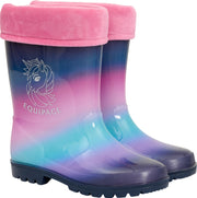 Equipage Burbank gummistøvler til børn - Radiant Orchid