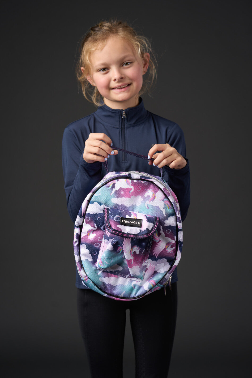 Equipage Juno hjelmtaske til børn - Majolica Blue