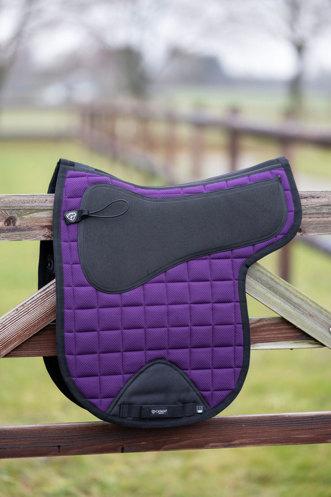 Catago FIR-Tech Islænderunderlag med Neoprenpad - Purple Pennant