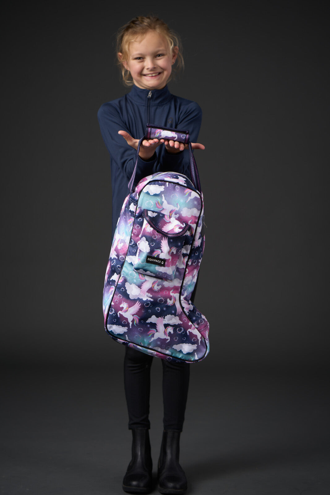 Equipage Jasmin Støvletaske til Børn - Majolica Blue