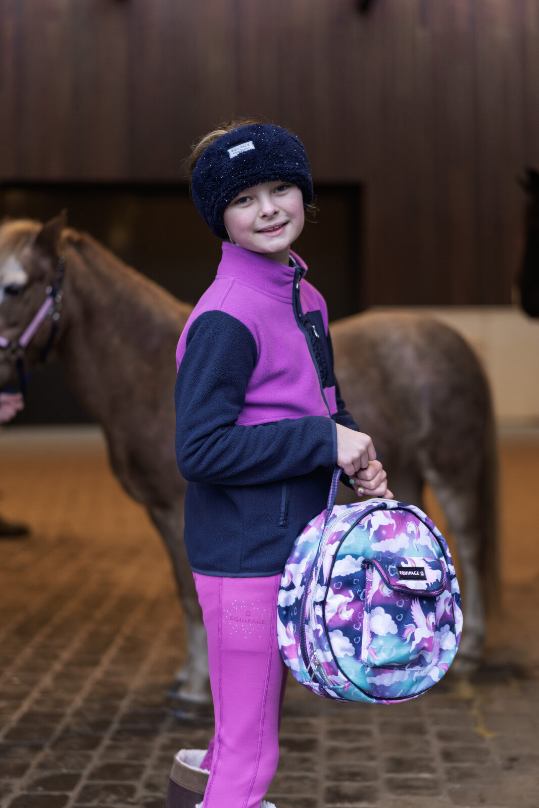 Equipage Juno hjelmtaske til børn - Majolica Blue