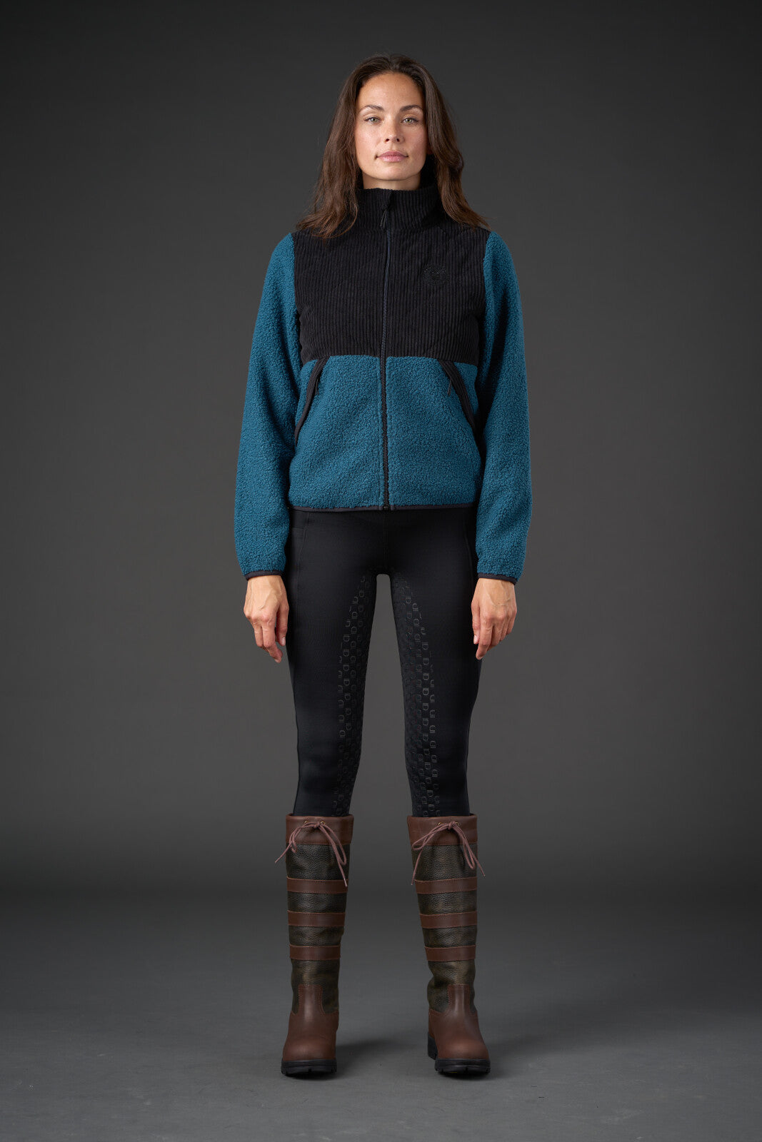 Equipage Arizona Cardigan - Majolica Blue