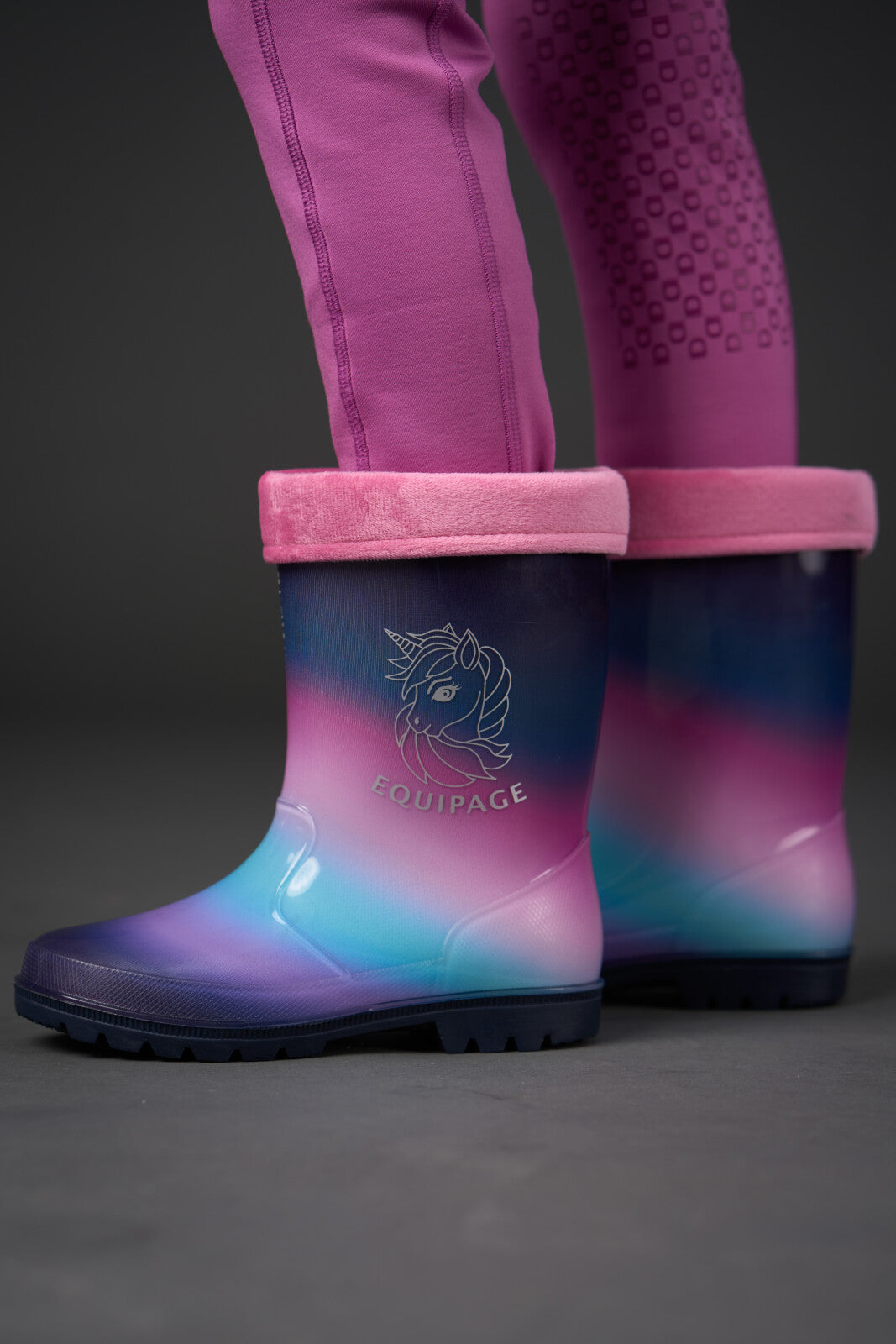 Equipage Burbank gummistøvler til børn - Radiant Orchid