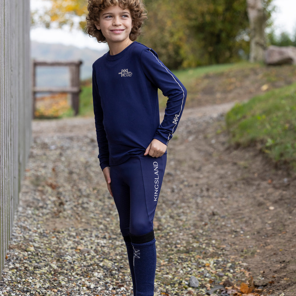 Kingsland KLAlexis Junior F-Grip Ridebukser - Garnet