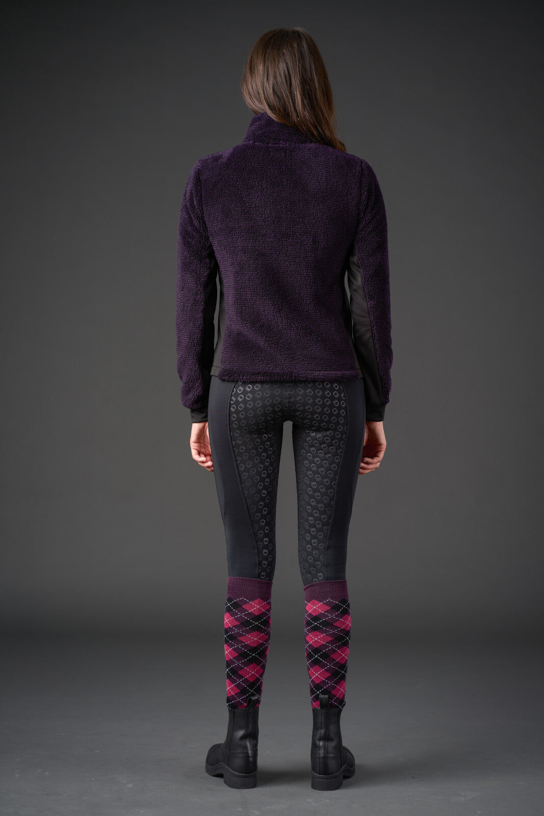 Equipage Nevada Cardigan - Purple Pennant