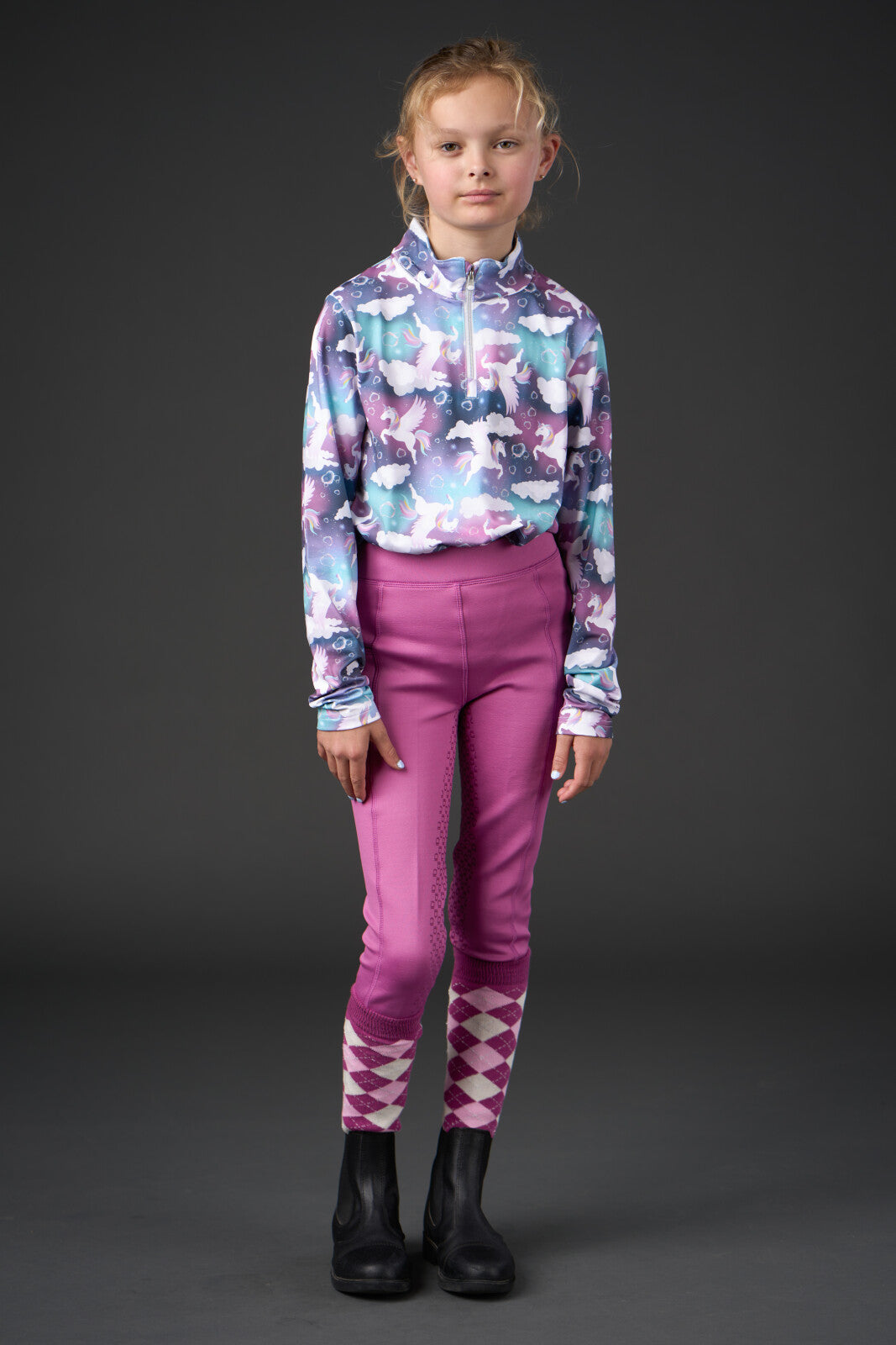 Equipage Topeka half zip-trøje til børn - Majolica Blue