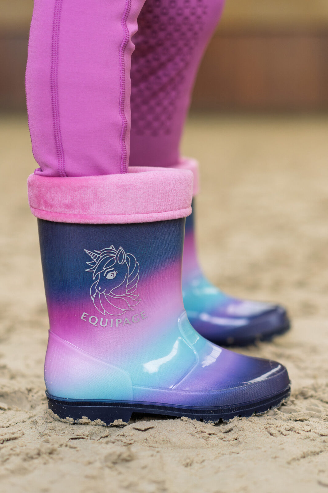 Equipage Burbank gummistøvler til børn - Radiant Orchid