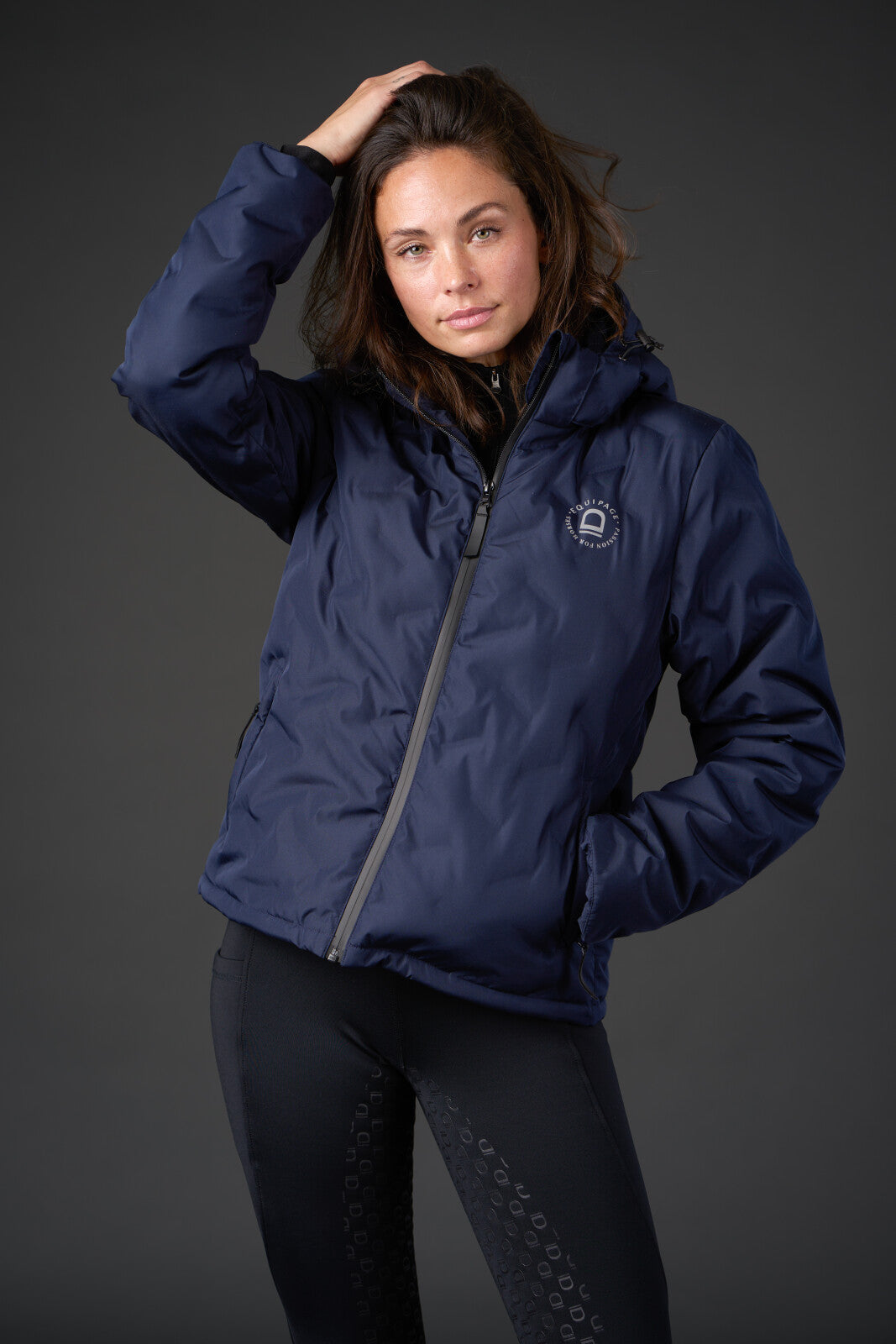 Equipage Huston Ridejakke - Navy