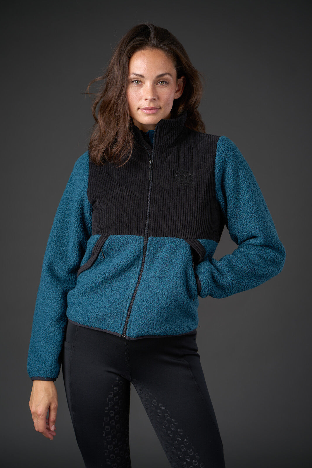 Equipage Arizona Cardigan - Majolica Blue