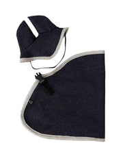 MY HOBBY HORSE Dækken og hut til kæphest. Navy glitter