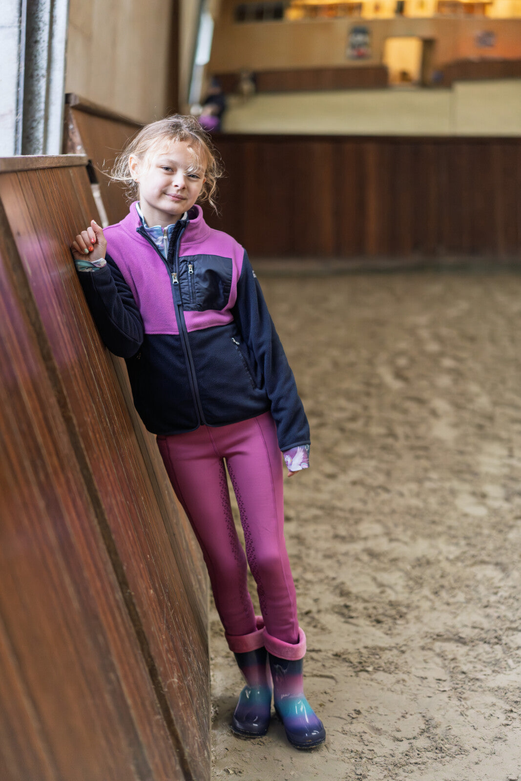 Equipage Burbank gummistøvler til børn - Radiant Orchid