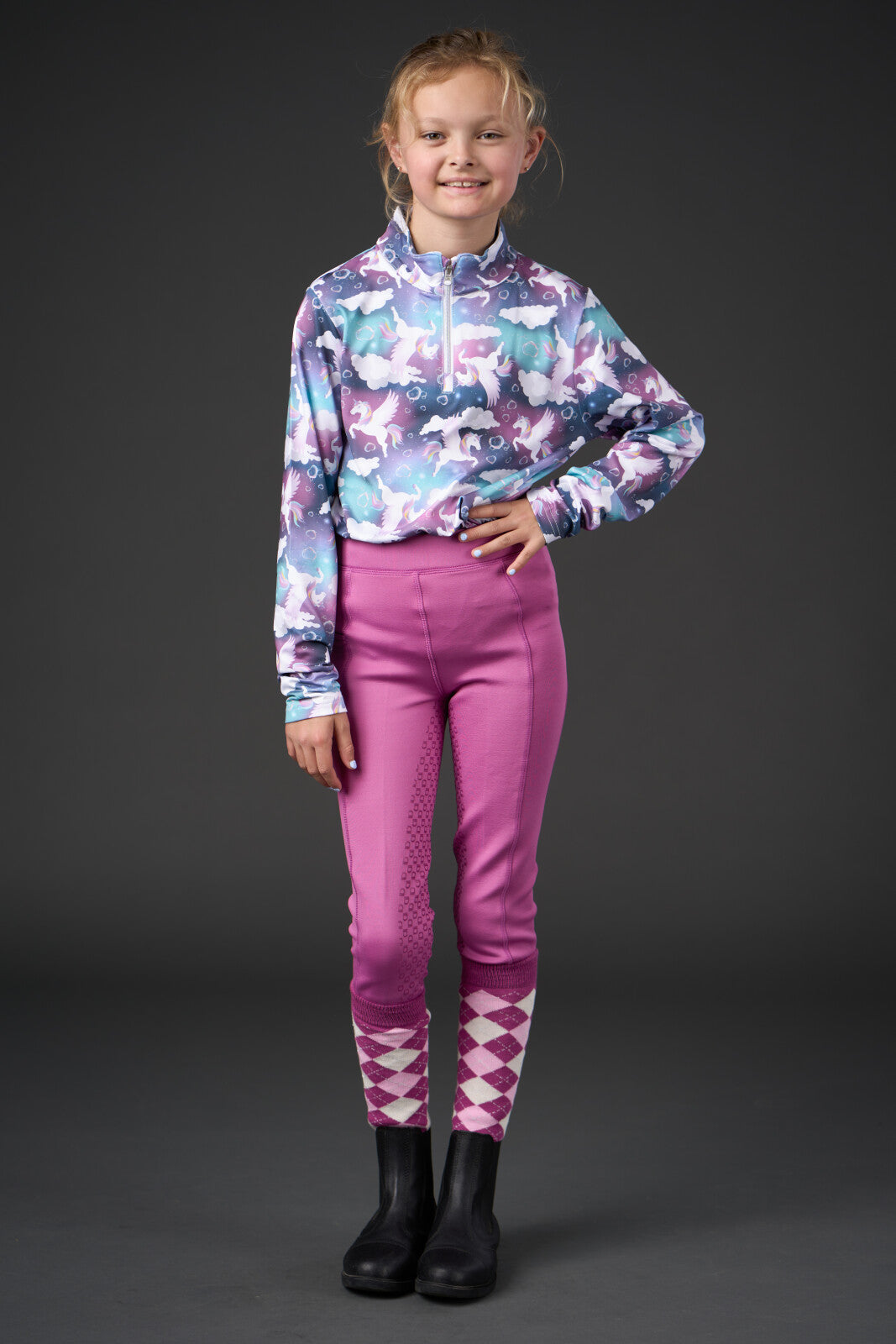 Equipage Topeka half zip-trøje til børn - Majolica Blue