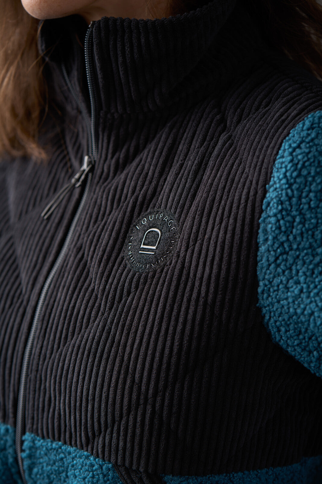 Equipage Arizona Cardigan - Majolica Blue