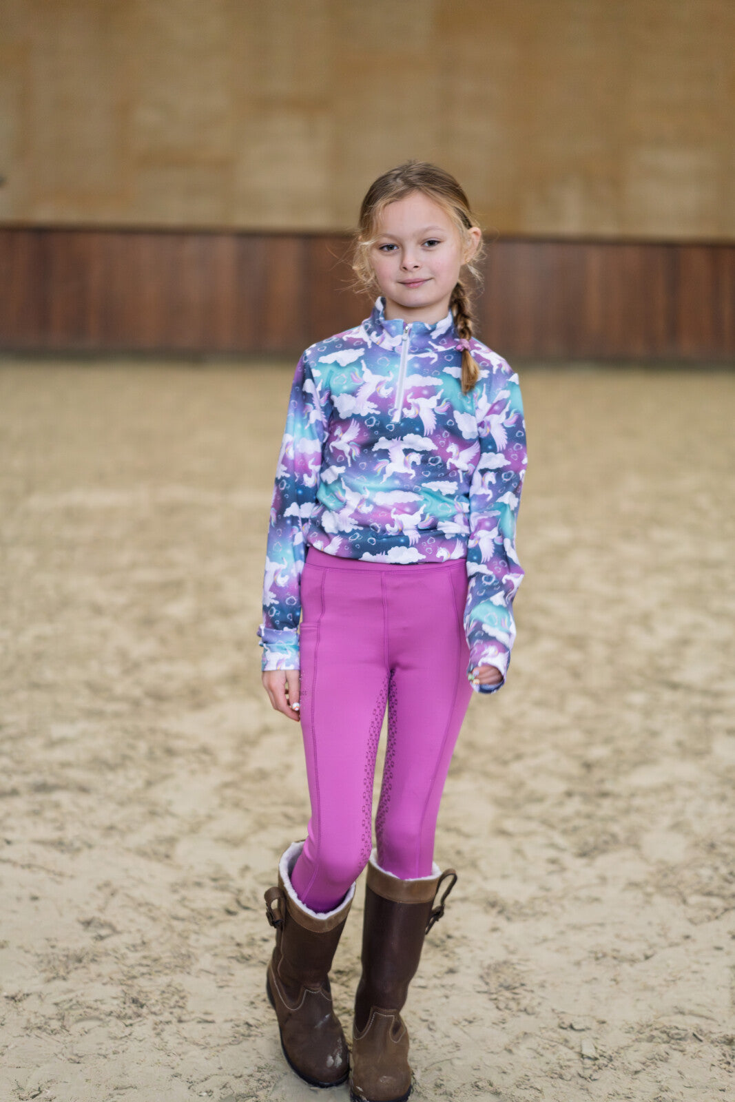 Equipage Topeka half zip-trøje til børn - Majolica Blue