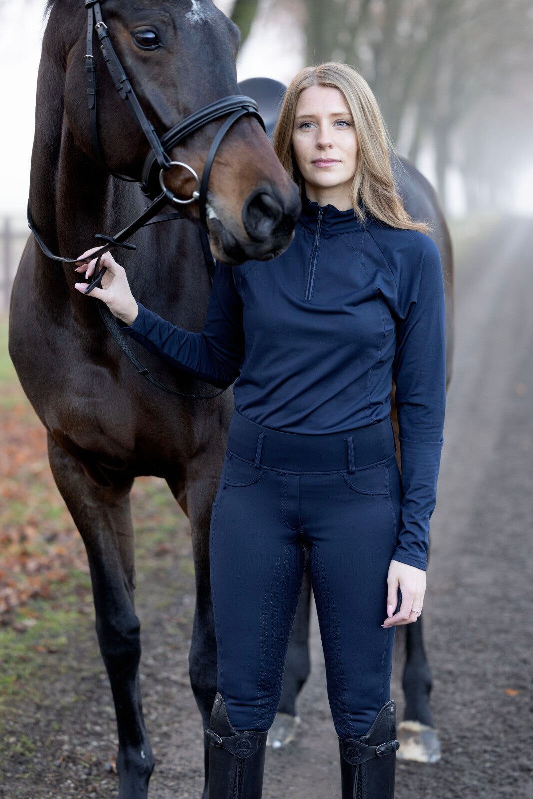 Equipage Redmond Langærmet Trøje - Navy