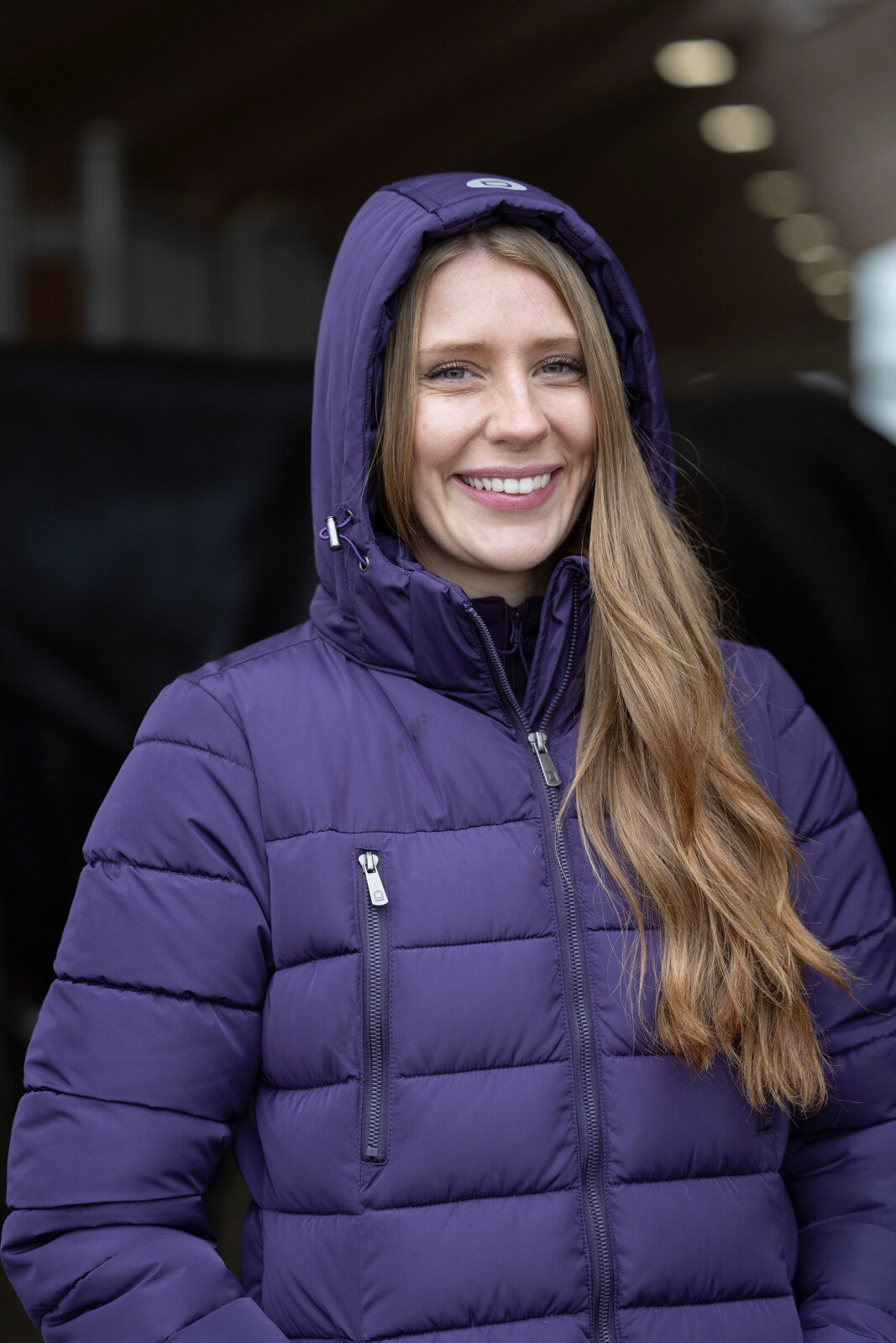 Equipage Candice 2.0 Lang Ridejakke - Purple Pennant