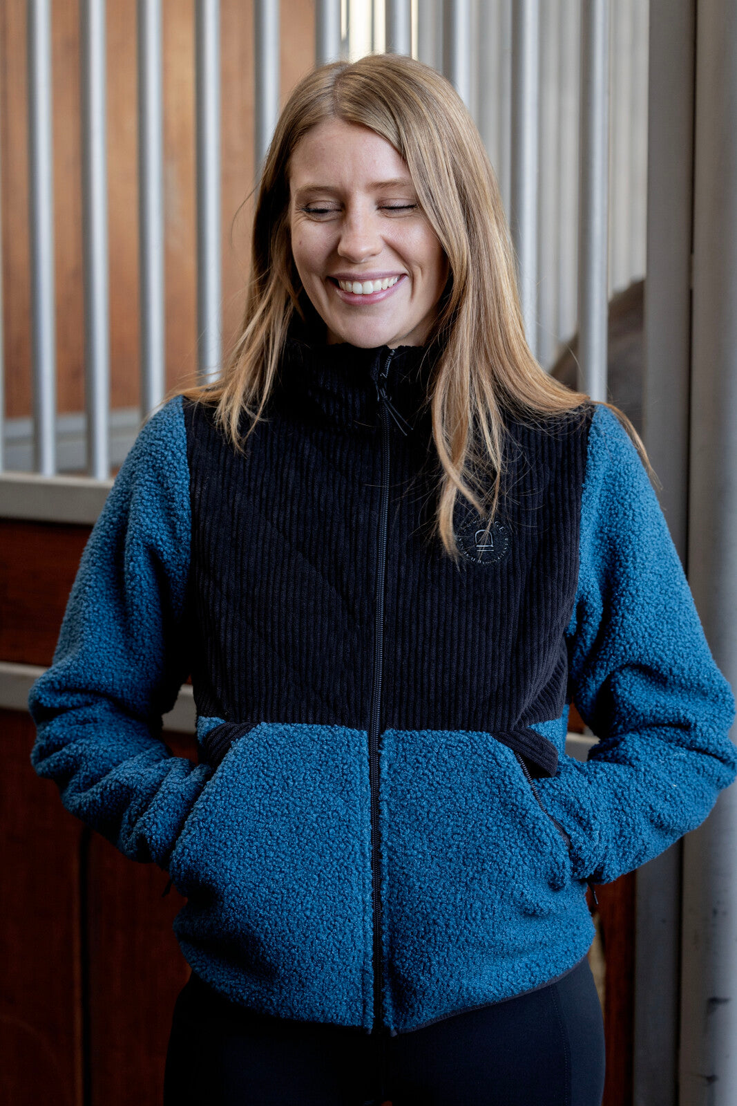 Equipage Arizona Cardigan - Majolica Blue