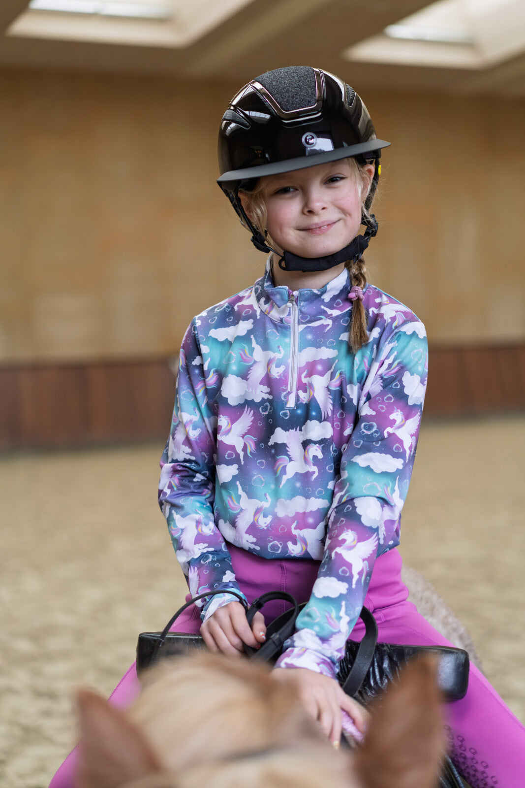 Equipage Topeka half zip-trøje til børn - Majolica Blue