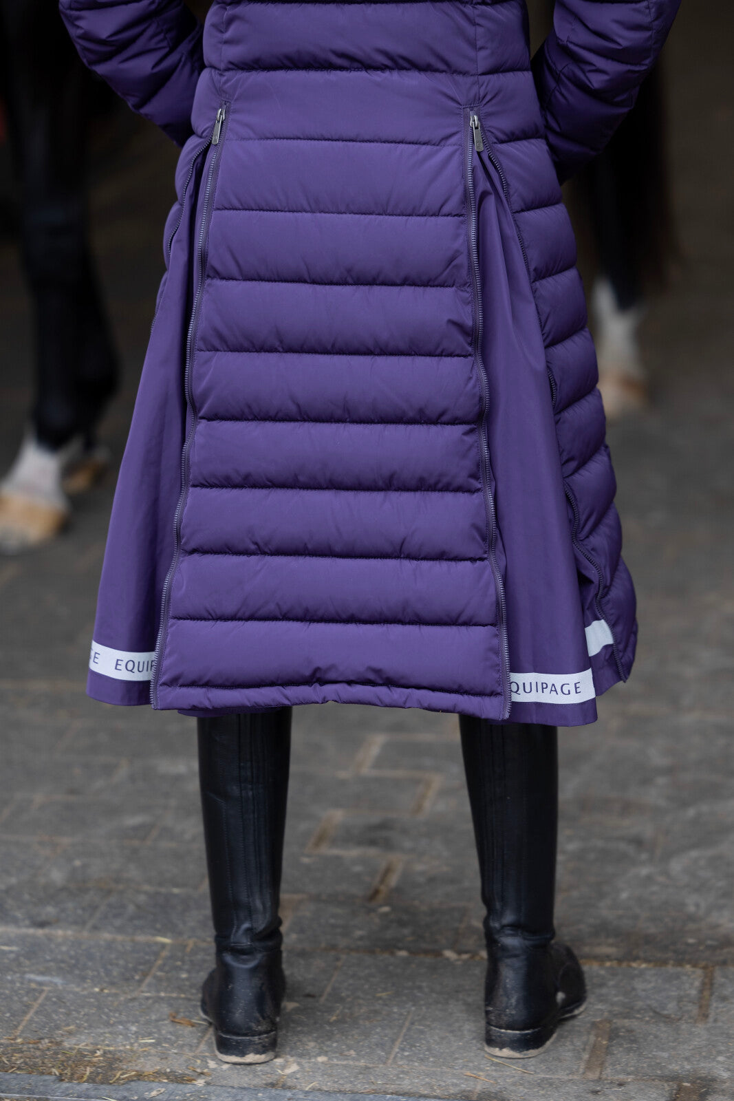 Equipage Candice 2.0 Lang Ridejakke - Purple Pennant