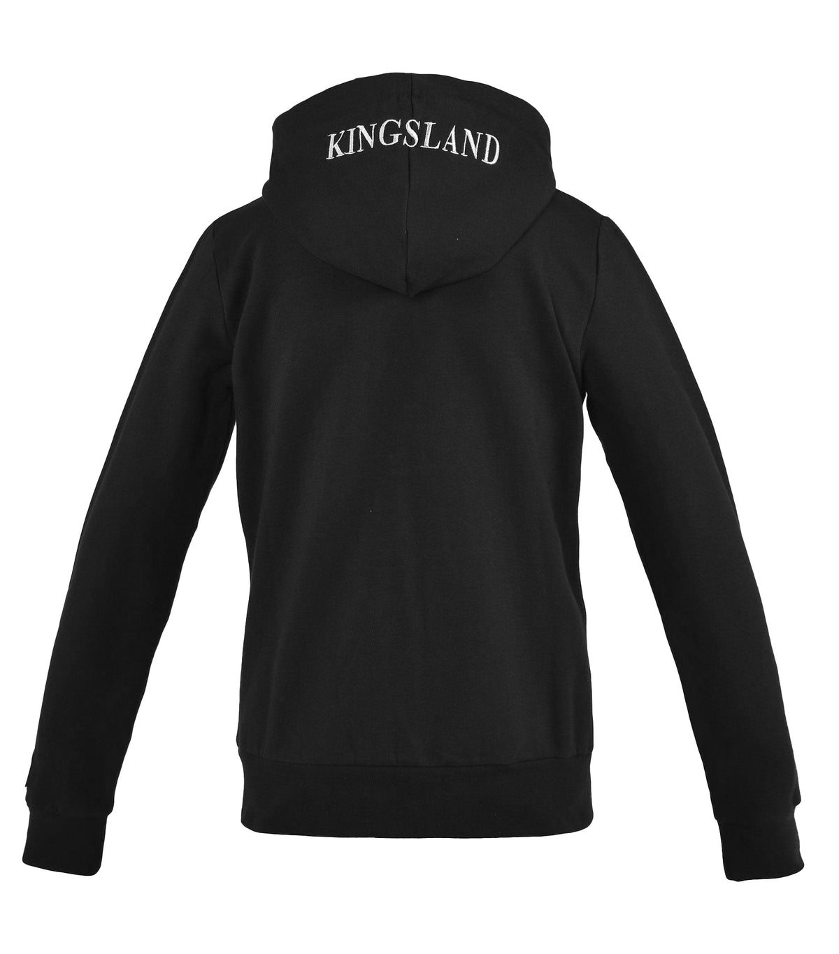 KINGSLAND CLASSIC Unisex Hoodie med lynlås. Sort