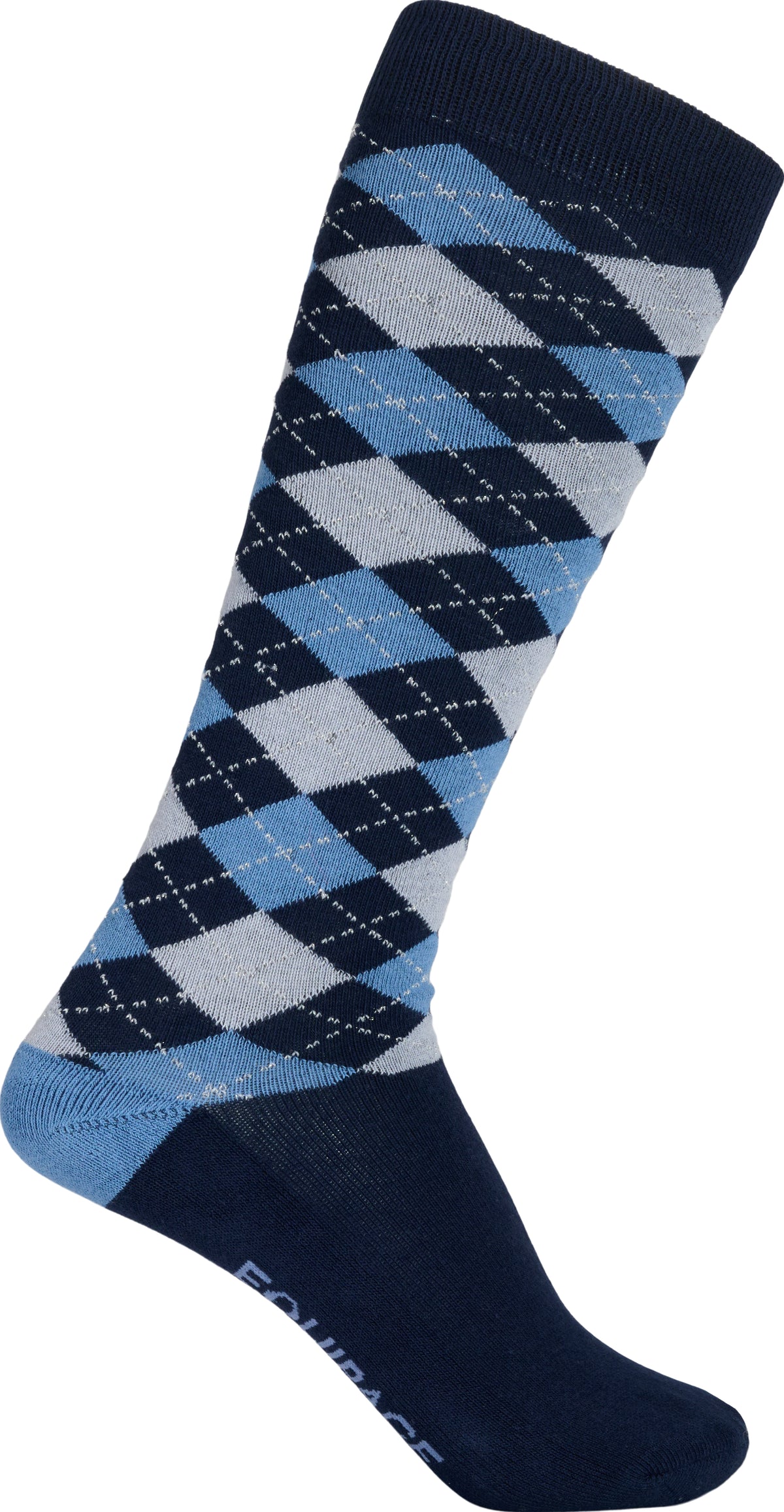 EQUIPAGE LAX Ridestrømper.  Dutch Blue