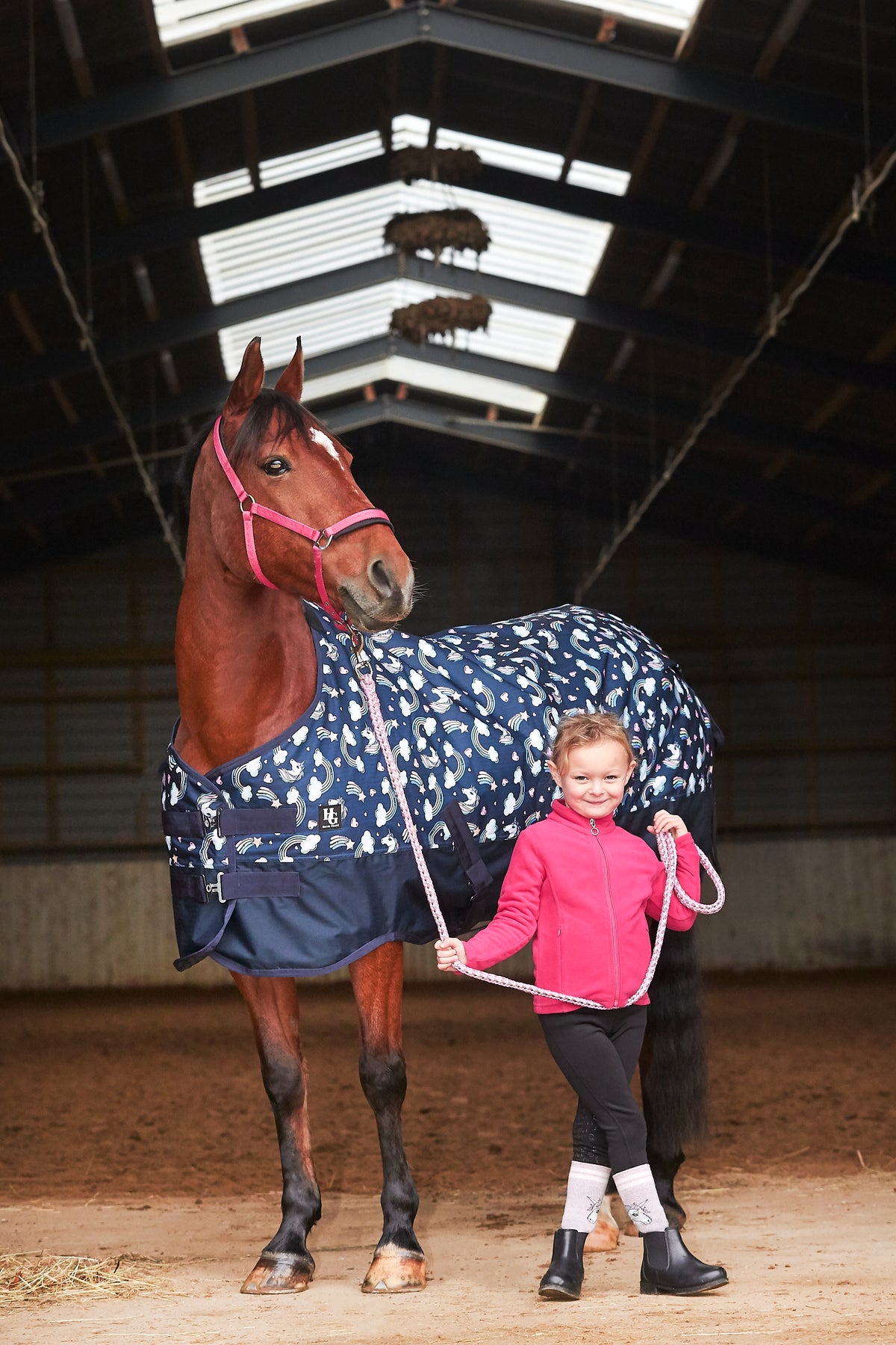 EQUIPAGE KIDS GILLY Fleececardigan. Pink Peacock