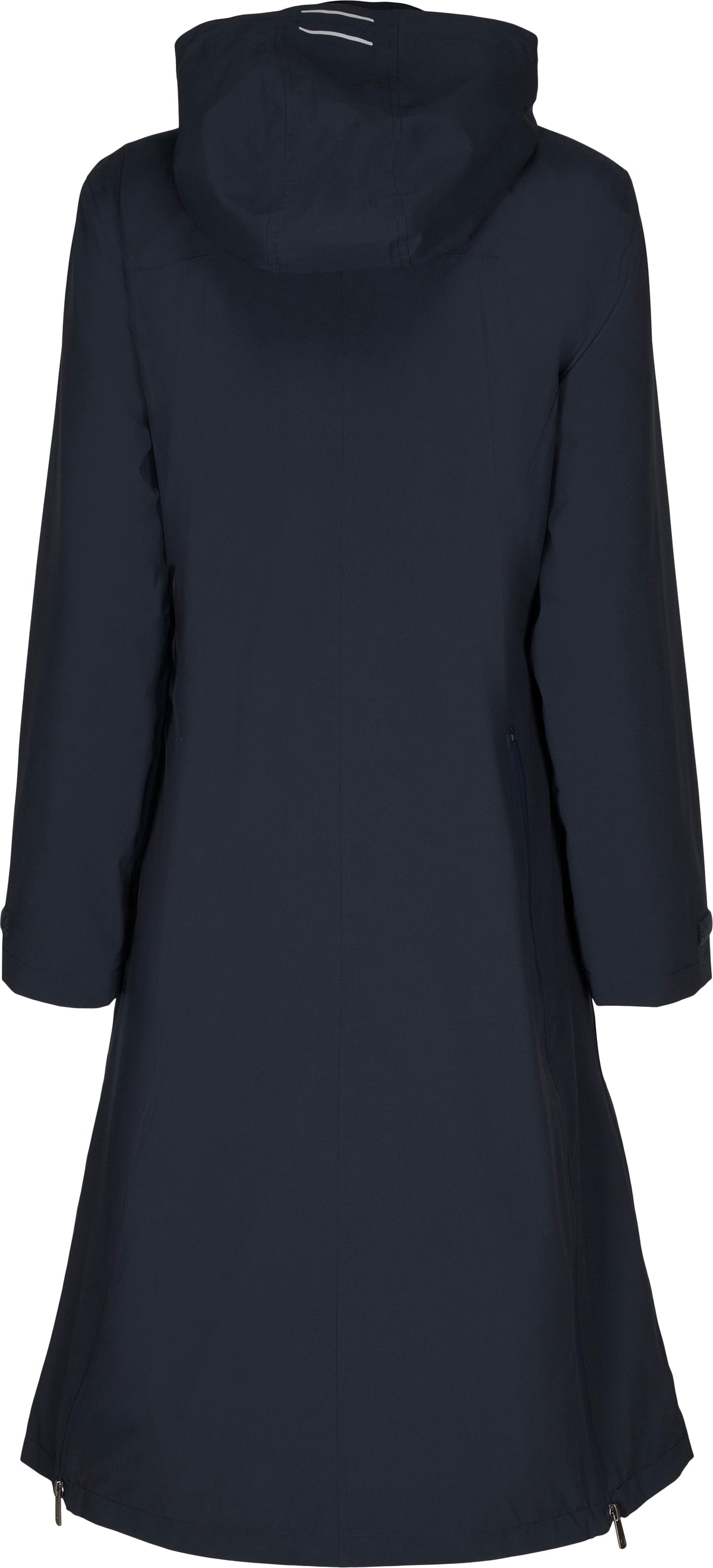 EQUIPAGE HEAVEN Lang regnfrakke. Navy