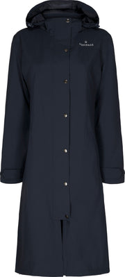 EQUIPAGE HEAVEN Lang regnfrakke. Navy