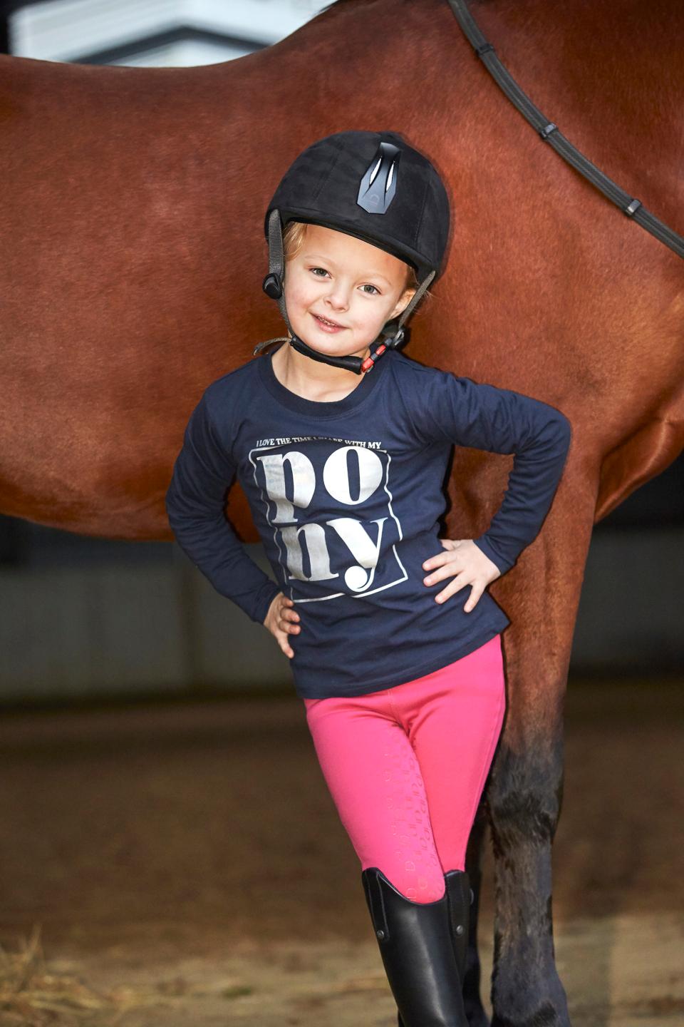 EQUIPAGE KIDS JINX Langærmet bluse. Navy