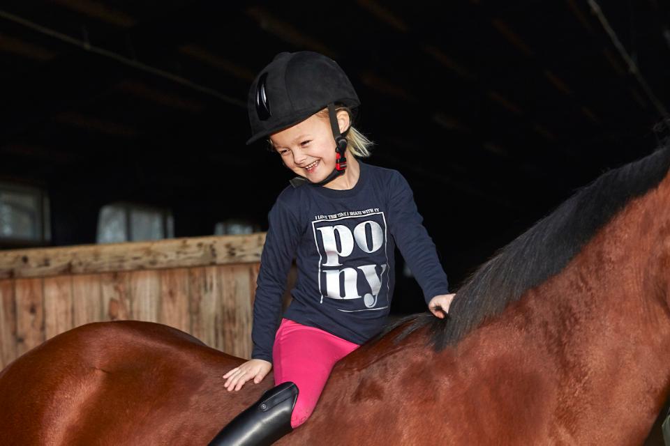 EQUIPAGE KIDS JINX Langærmet bluse. Navy