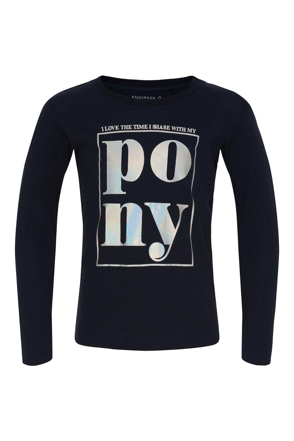EQUIPAGE KIDS JINX Langærmet bluse. Navy