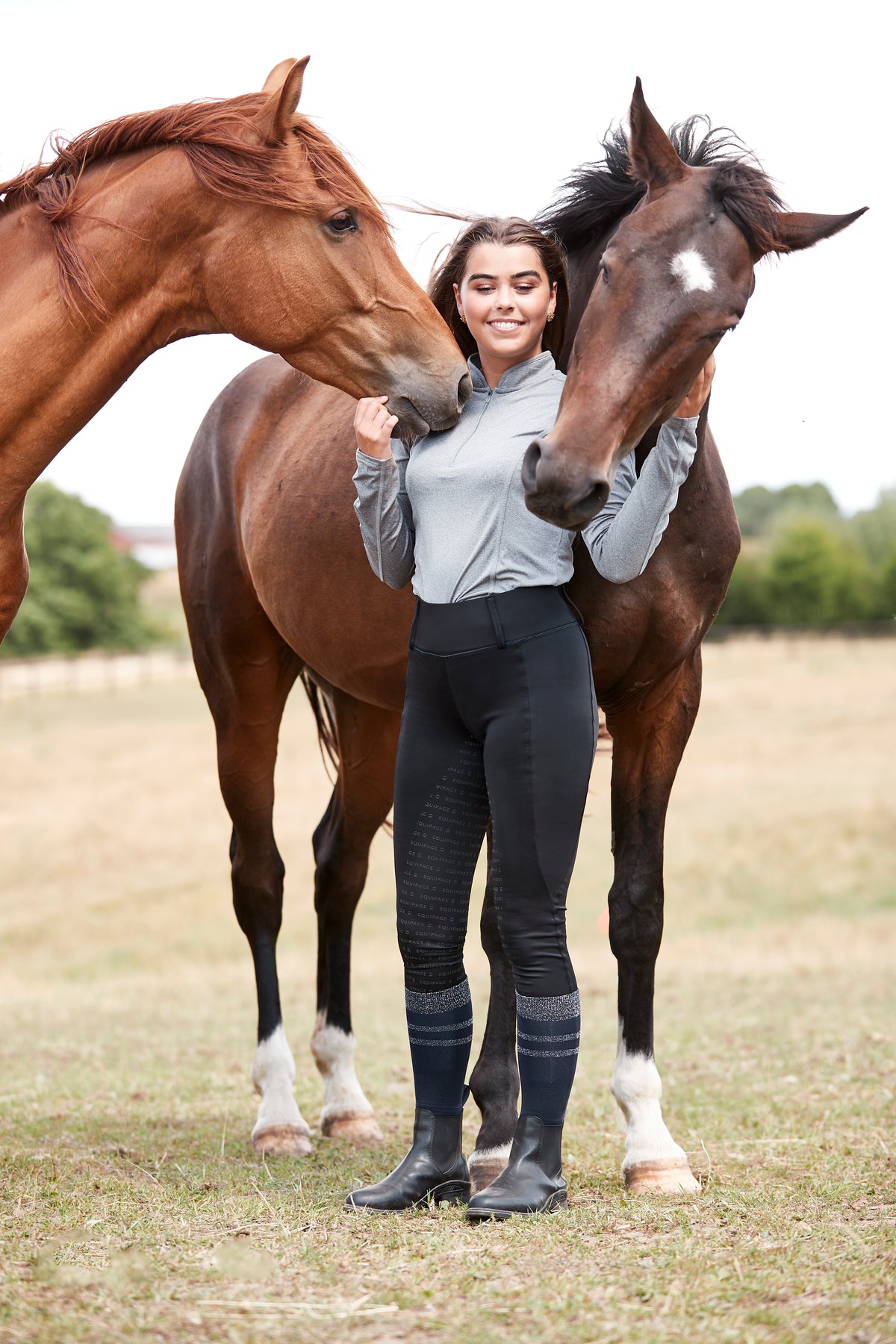 EQUIPAGE KENDRA Ridetights med full grip. Sort