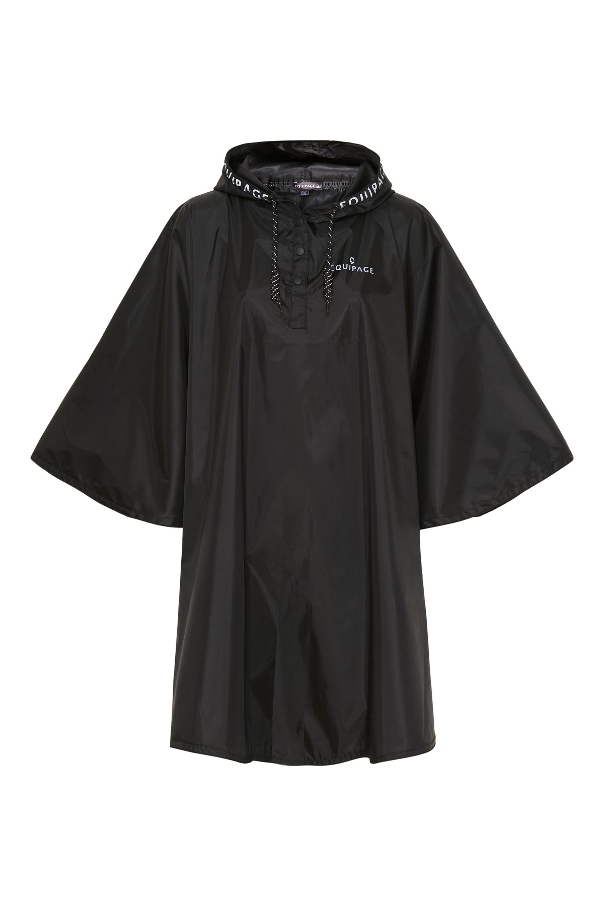 EQUIPAGE LALA regnponcho. Sort ONE SIZE