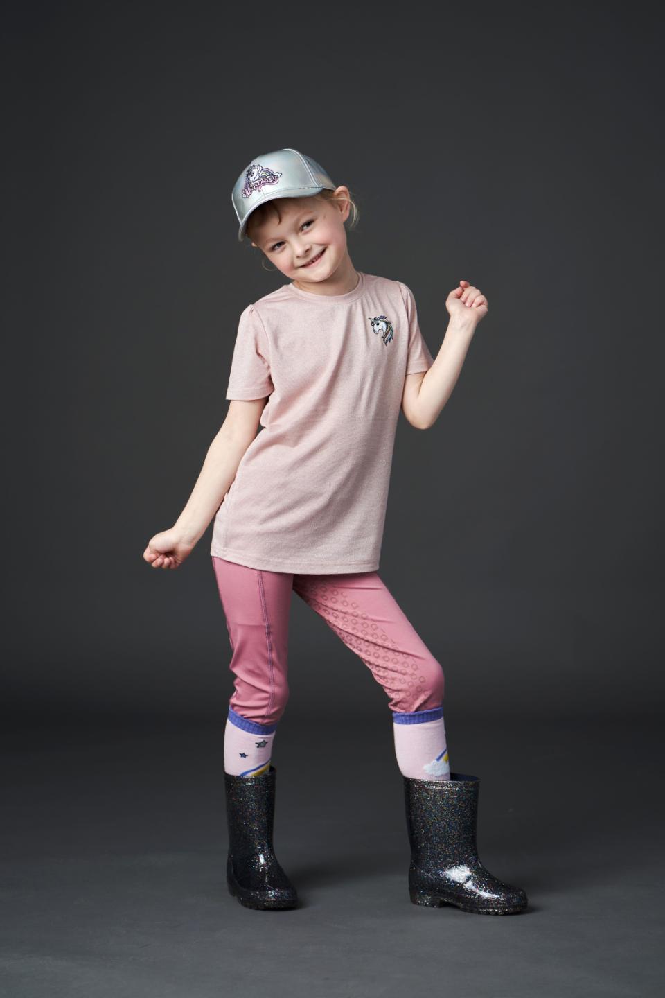 EQUIPAGE KIDS MILLIE Glitter gummistøvler. Navy