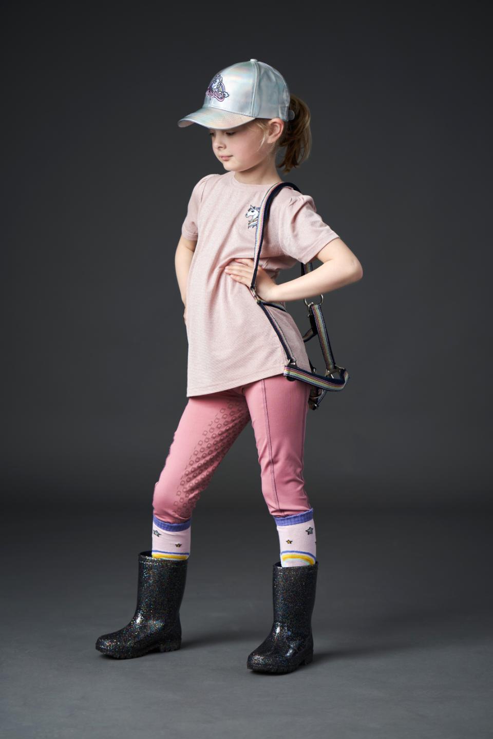 EQUIPAGE KIDS MILLIE Glitter gummistøvler. Navy