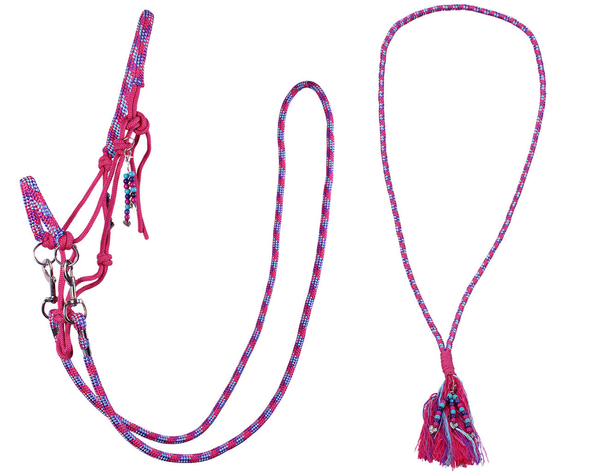 QHP LIBERTY Sæt med rebgrime og blød cordeo. Pink