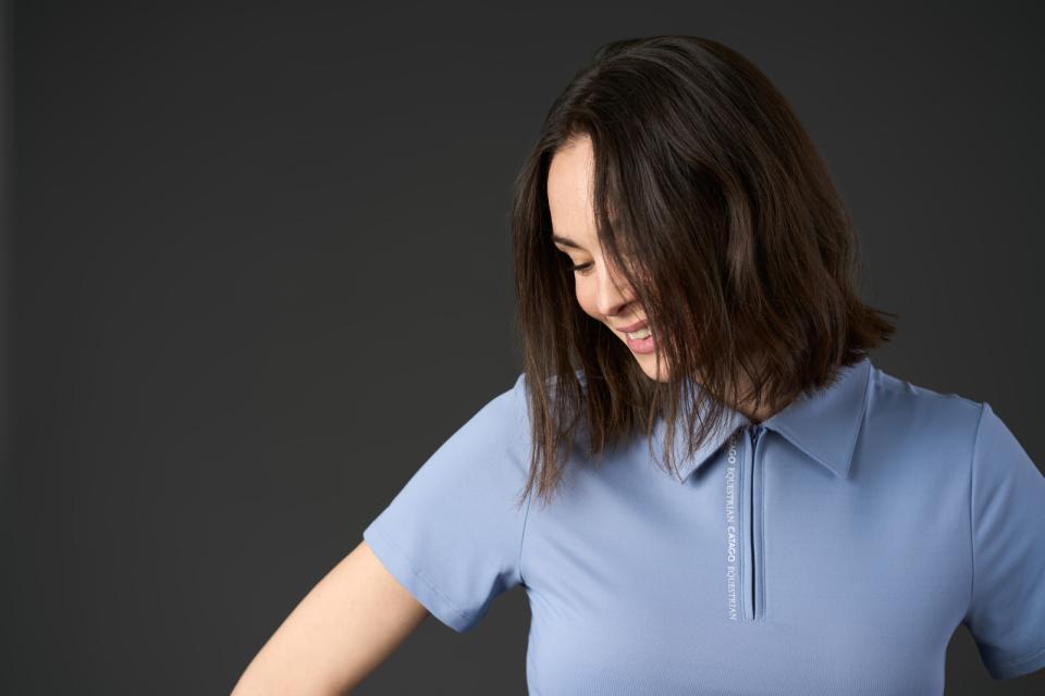 CATAGO NASH Polo T-shirt med lynlås i halsen. Tempest