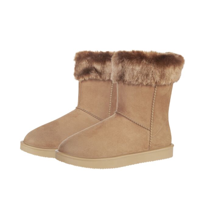 HKM Staldstøvler, Davos med pelskant. Camel