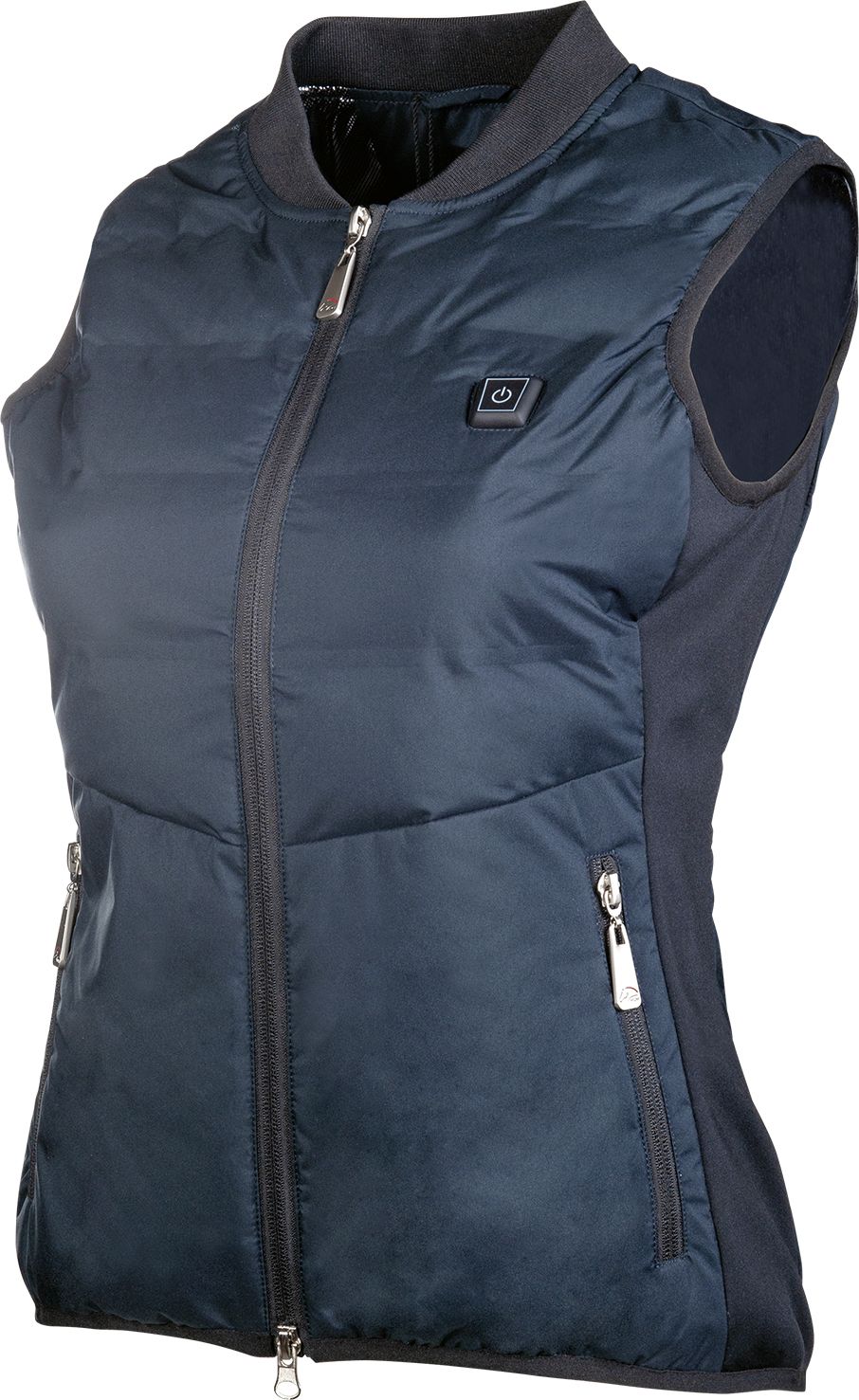 HKM COMFORT Dynevest med indbygget varmeelement. Mørkeblå