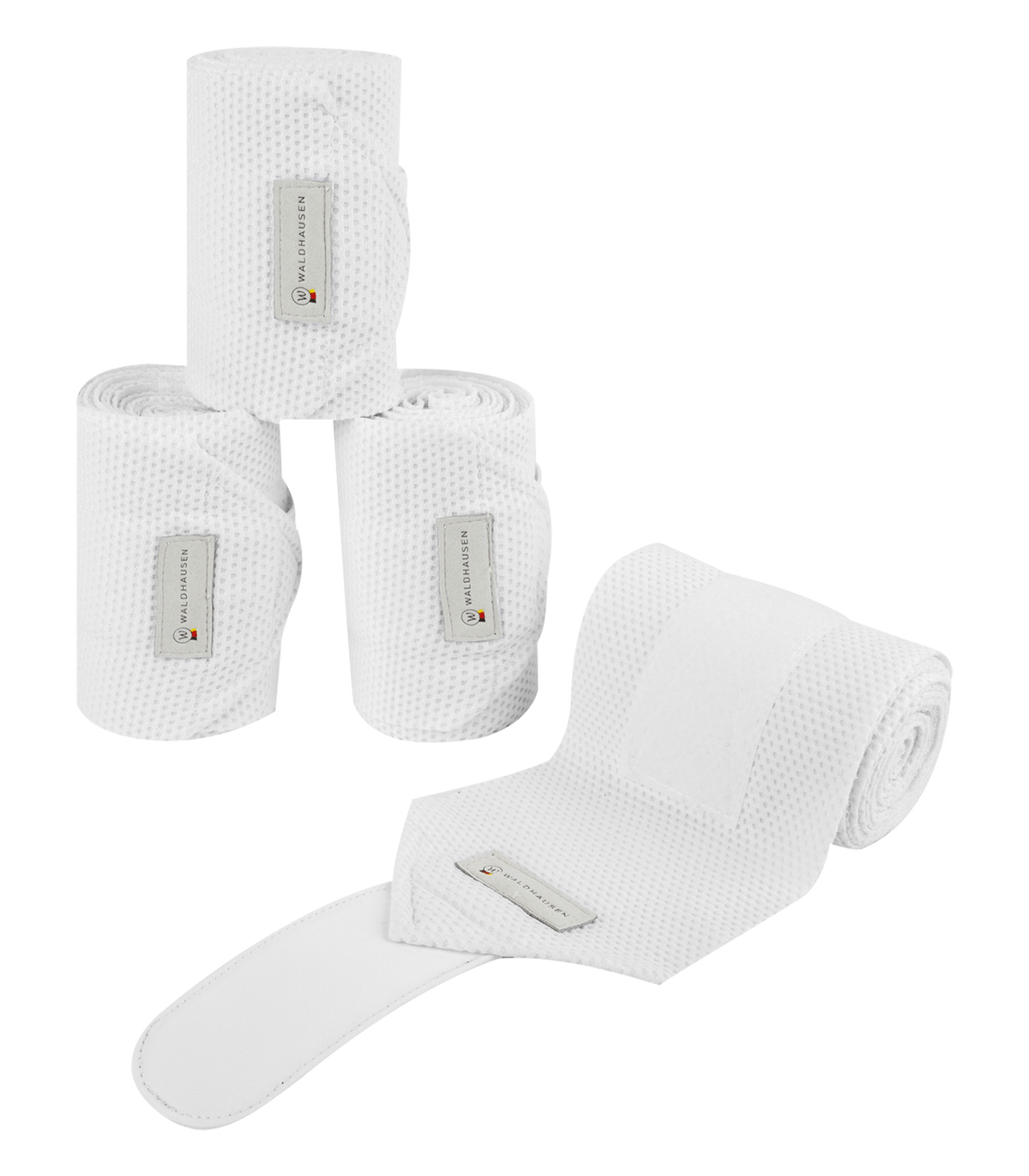 WALDHAUSEN BREATH Bandager. Sæt med 4. Hvid