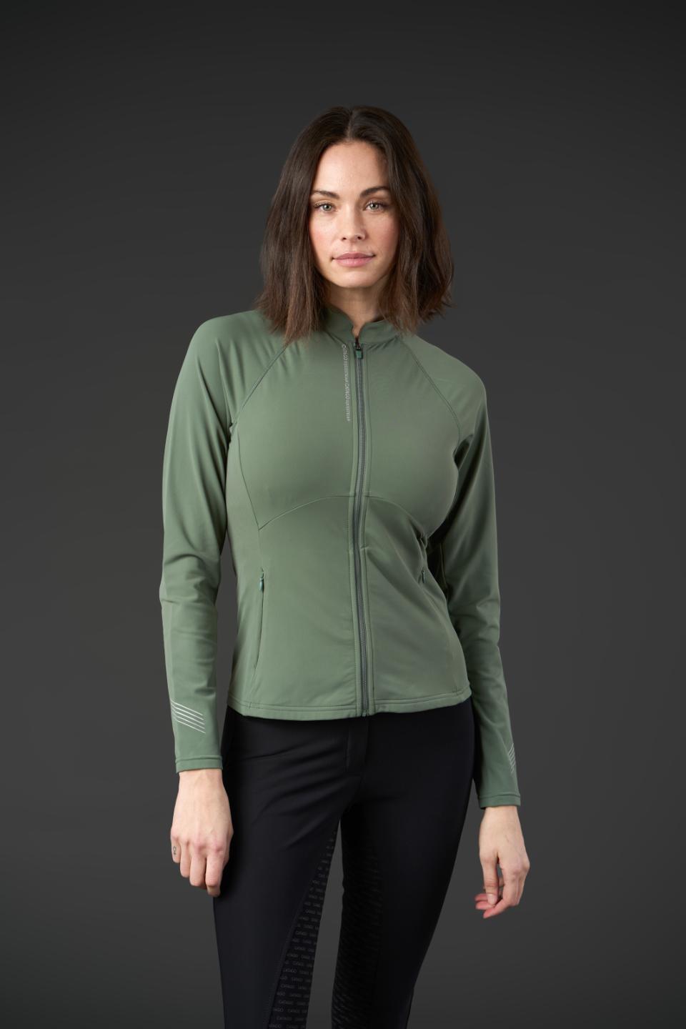CATAGO TABITA Zip-cardigan. Laurel Wreath