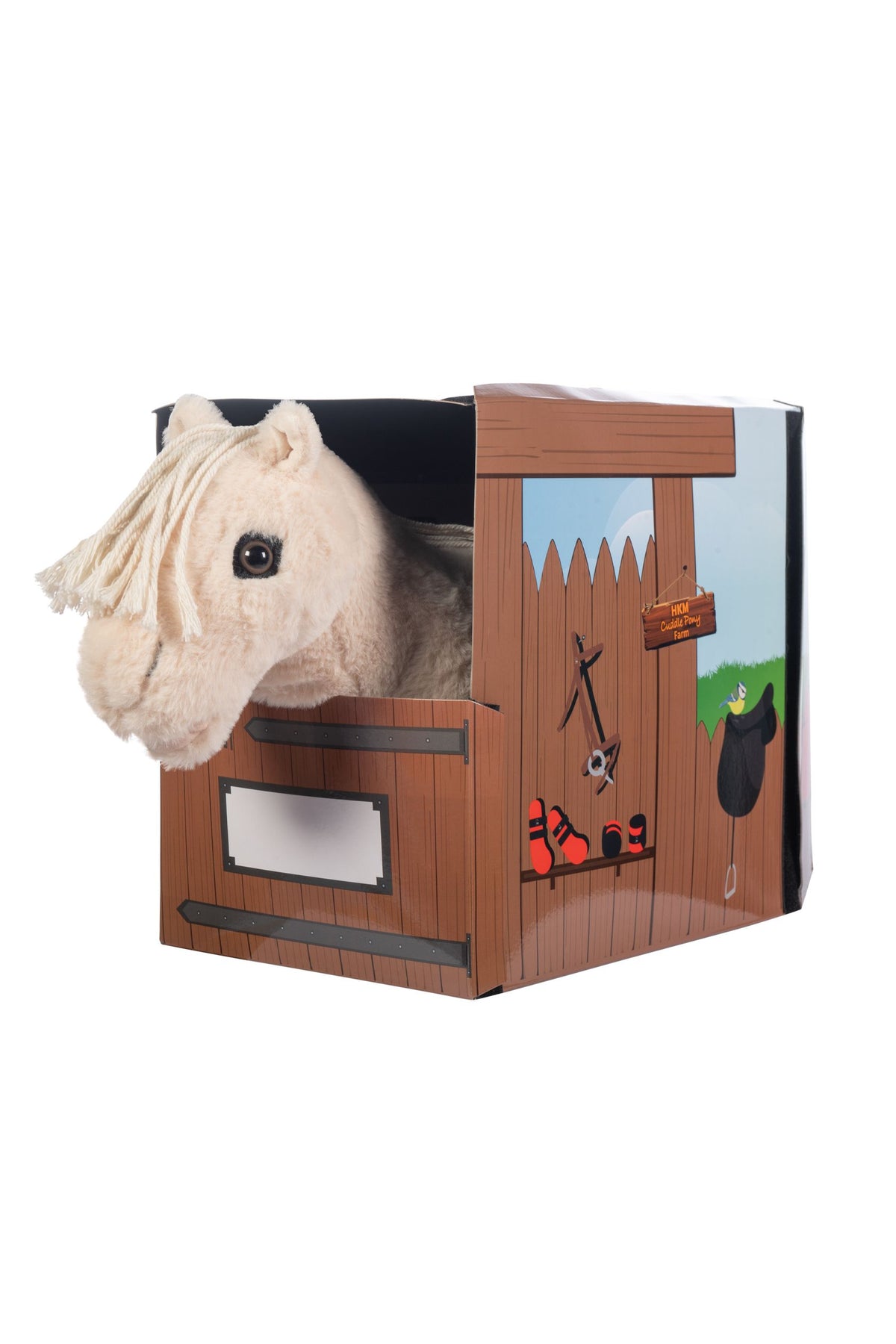 HKM CUDDLE PONY Lysebrun