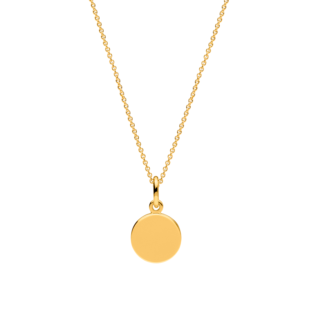 HELGSTRAND JEWELLERY Cassidy Glat Vedhæng, Blank 9 mm