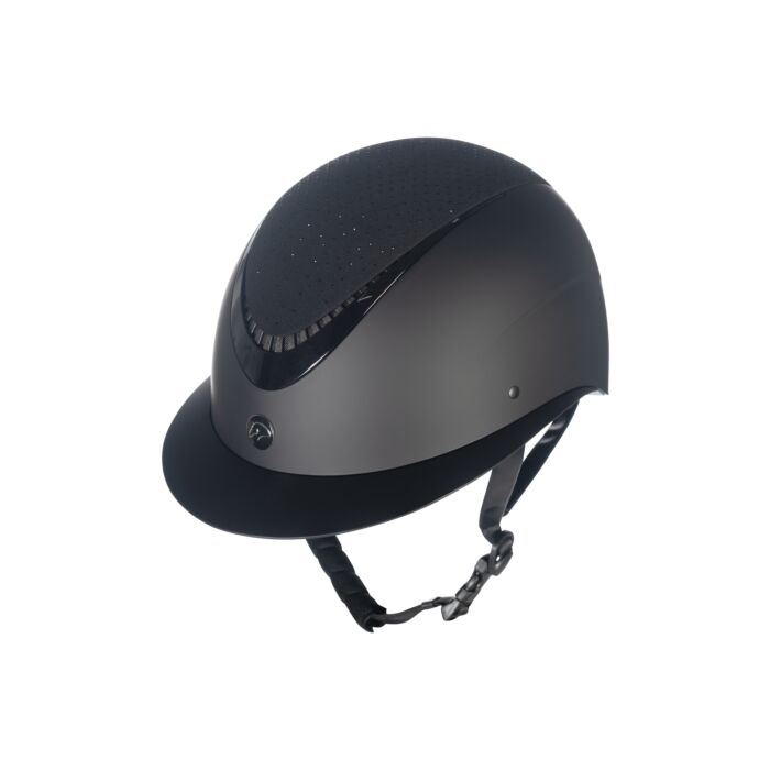 HKM ALARION Diamond ridehjelm. Sort/sort