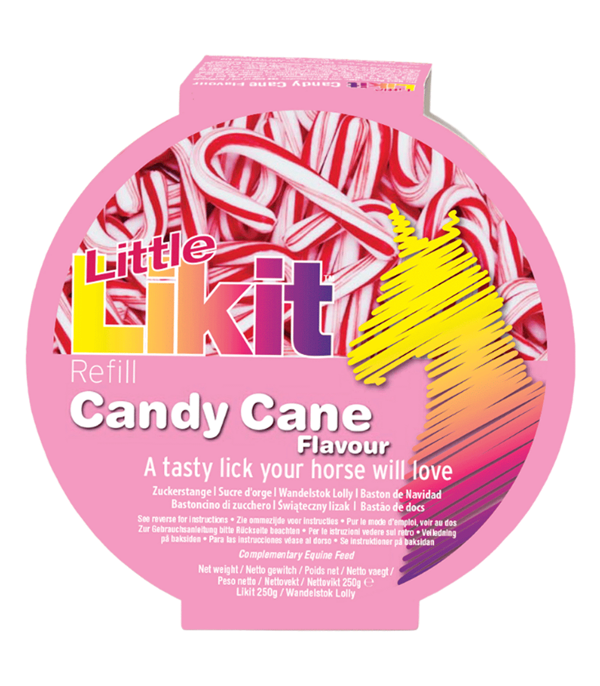 LIKIT Sliksten 250g. Candy Cane