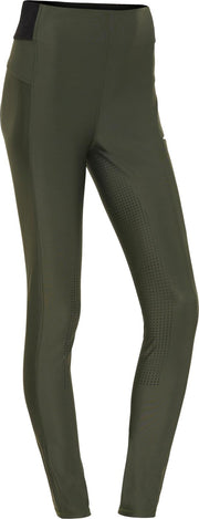CATAGO AROY Ridetights med fuldgrip. Forest Green