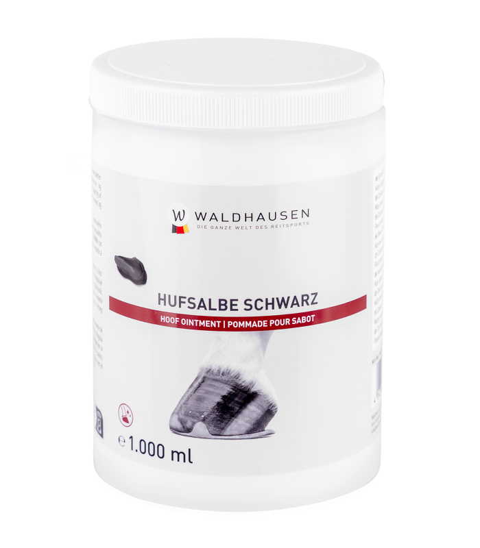 WALDHAUSEN Sort hovfedt. 1 liter