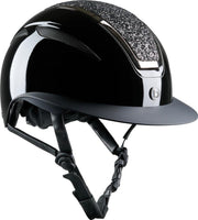 EQUIPAGE MIPS GUARDIAN Ridehjelm. Glossy Heavy Glitter Black